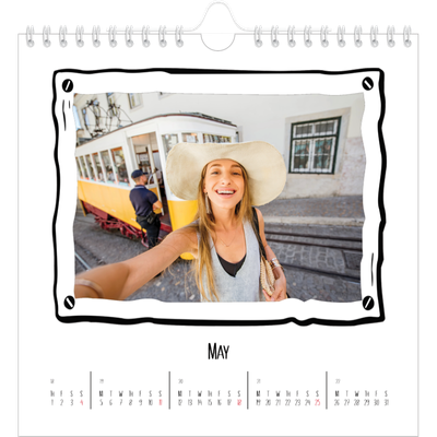 Square calendars  — Scrapbook snapshots [cover]