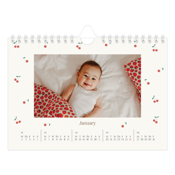 A5 Landscape Photo Calendar — Cherry bliss