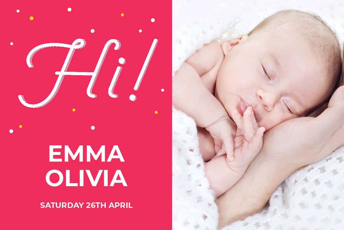 Invitations — Bright pink box