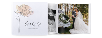 Photo Books — Delicate flower lines