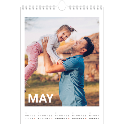 A4 Photo Calendar — Big month [cover]