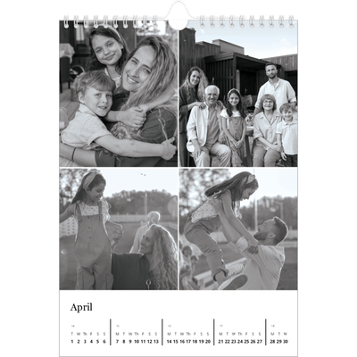 A4 Photo Calendar — Focus [April]