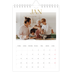 A5 Photo Calendar — Big gold text [January]