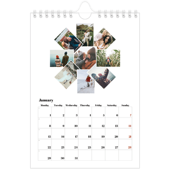 A5 portrait — Collage shapes