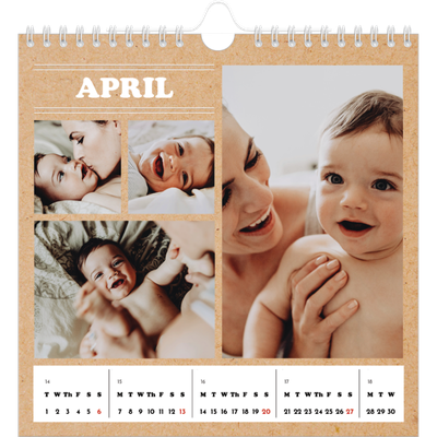 Square calendars  — This year’s editorial [April]