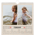 Square calendars  — Craft stamp effect [February]