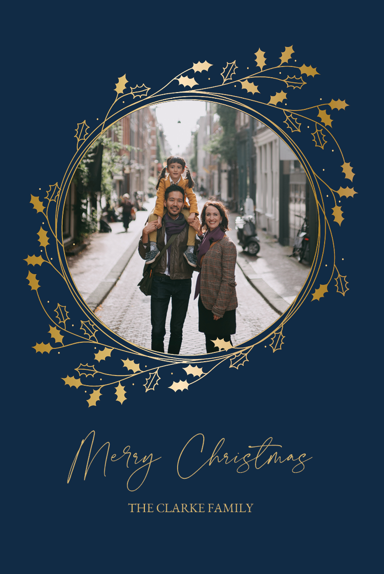 Cards — Indigo elegant