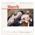 Square calendars  — 90s nostalgia [March]