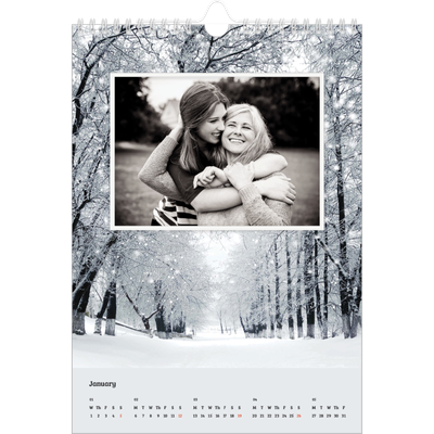 A4 Photo Calendar — Four seasons [January]