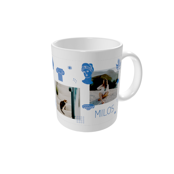 Personalised mugs — Greek illustrations