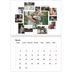 A4 Double Photo Calendar — Collage shapes [March]