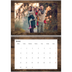 A4 Double Photo Calendar — Wood [January]