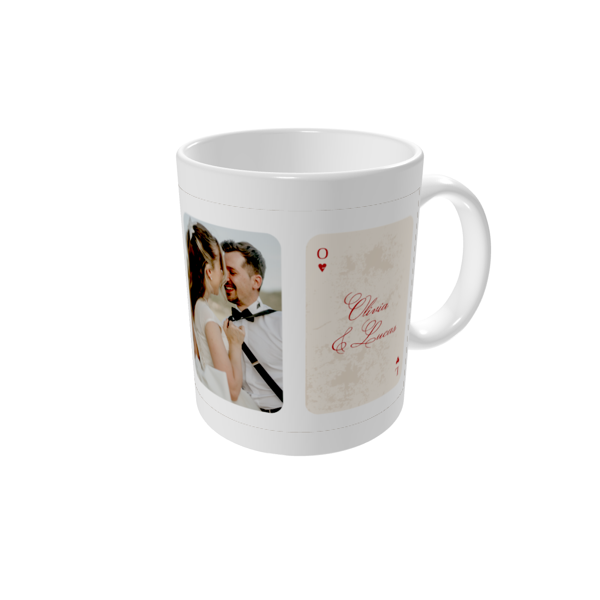 Personalised mugs — Ace of hearts