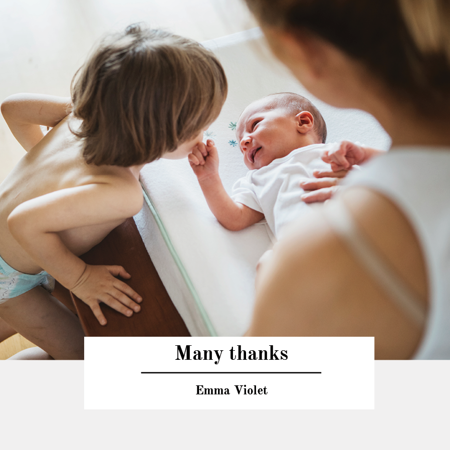 Thank you cards — Pure and simple