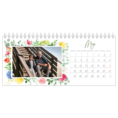 Desk calendars — Traditional flowers [cover]