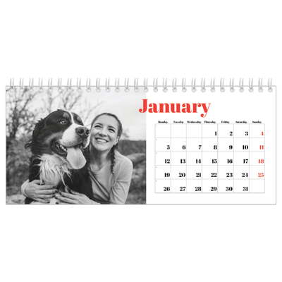 Desk calendars — A bold year [January]