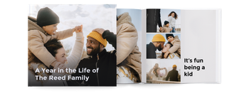 Photo Books — Big bold text