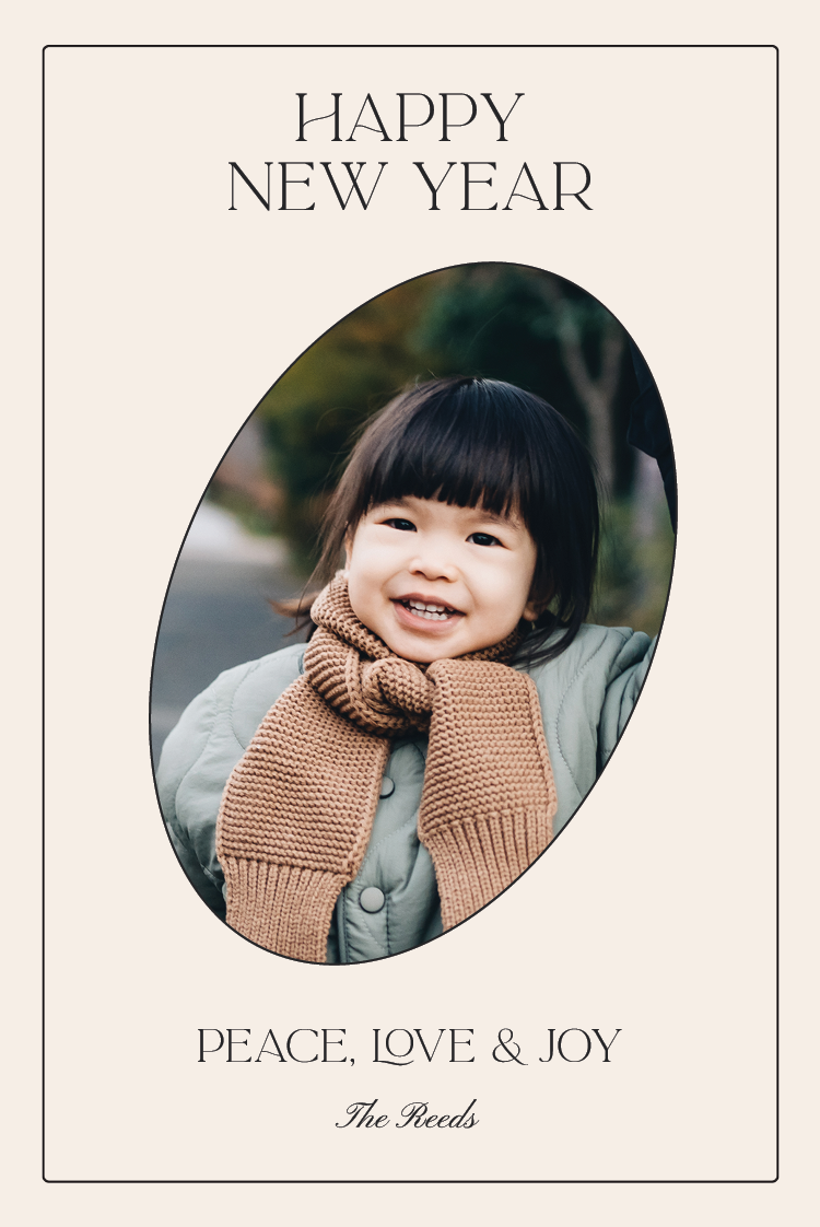 Cards — Oval frame