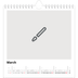 Square calendars  — Design your own calendar [March]