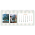 Desk calendars — Script and stripes [January]
