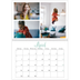 A4 Double Photo Calendar — Hello world [April]