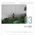 Square calendars  — Number months [March]