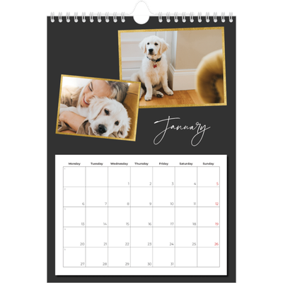 A4 Photo Calendar — So many memories [January]