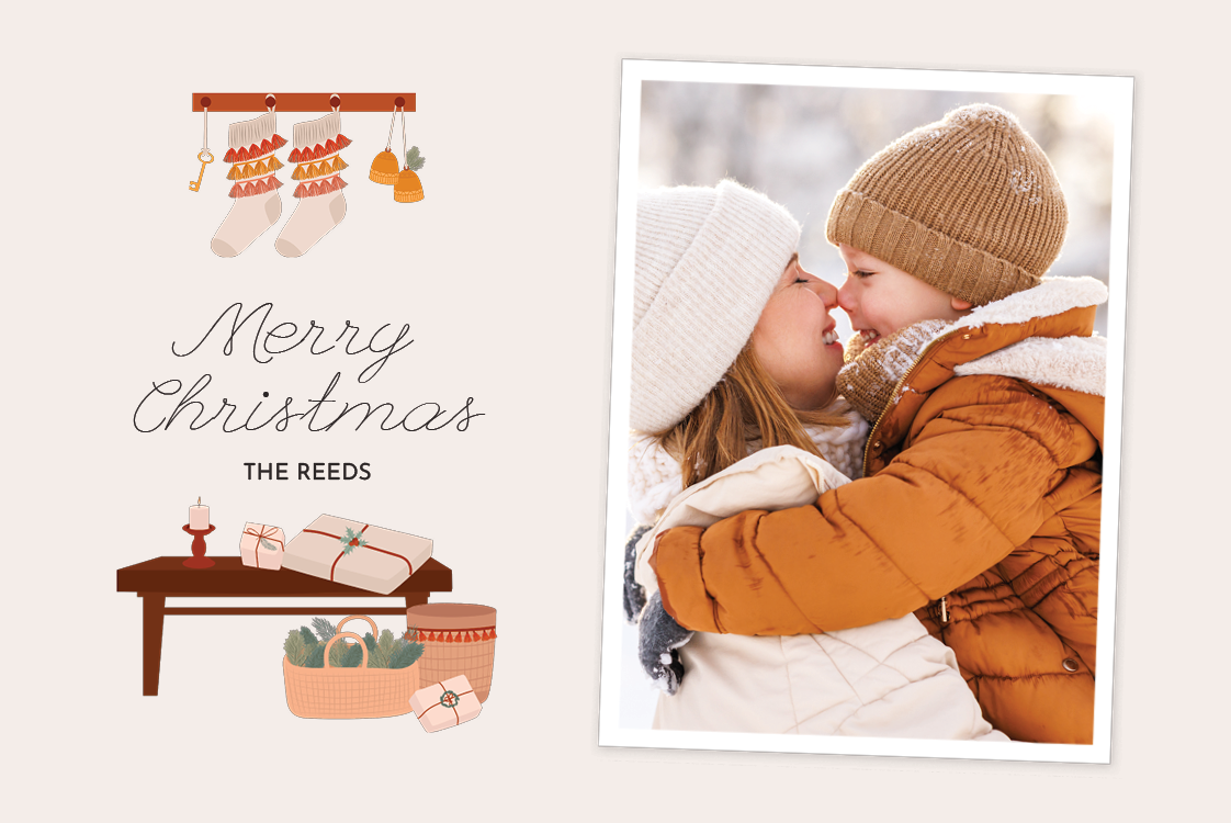 Cards — Rustic festive home