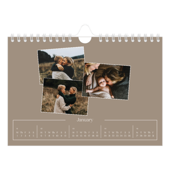 A5 Landscape Photo Calendar — Crafted memories