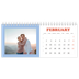 Desk calendars — Retro frames [February]