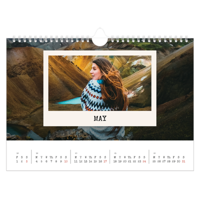 A4 Landscape Photo Calendar — The portrait edit [cover]