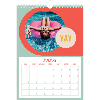 A4 Photo Calendar — Bright and beautiful
