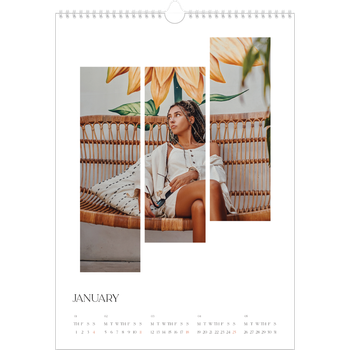 A3 Photo Calendar — Travel mosaics