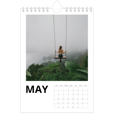 A5 Photo Calendar — White space [cover]