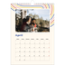 A4 Photo Calendar — Retro stripes [April]