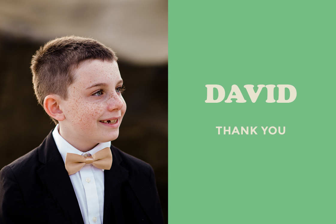 Thank you cards — Retro communion