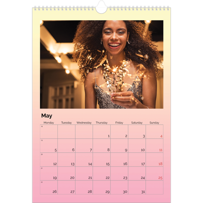 A3 photo calendars — Playful Pastel [cover]