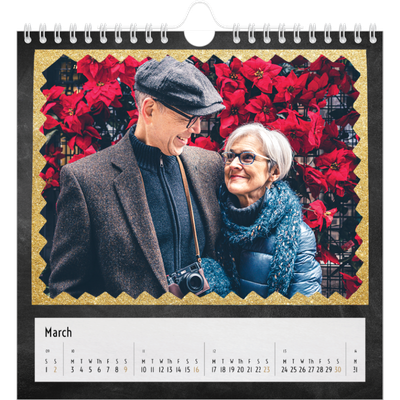 Square calendars  — Rustic charm [March]