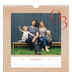 Square calendars  — Pops of red [March]