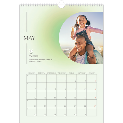 A3 photo calendars — Astrology gradients [cover]