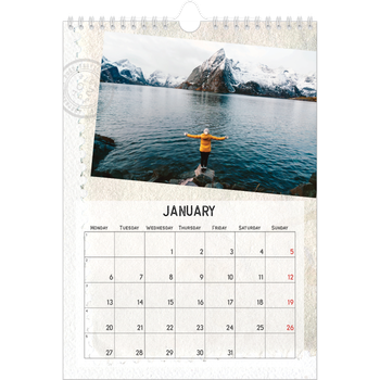 A4 Photo Calendar — Parts unknown