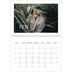 A4 Double Photo Calendar — Date box overlay [February]