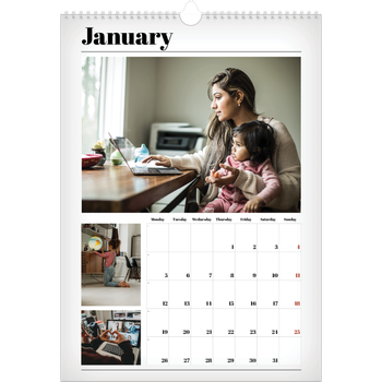 A3 Photo Calendar — Hot off the press