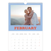 A4 Photo Calendar — Retro frames [February]