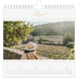 Square calendars  — Gold script banner [April]