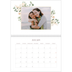 A4 Double Photo Calendar — Boho [January]