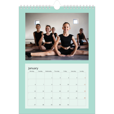 A4 Photo Calendar — Neo Scandi [January]