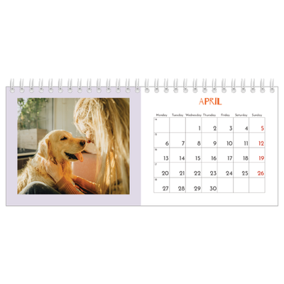 Desk calendars — Fun colourful you [April]