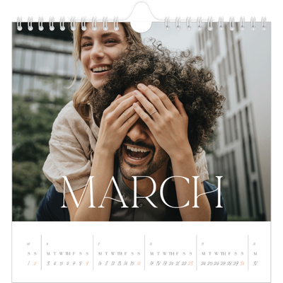 Square calendars  — Larger than life [March]