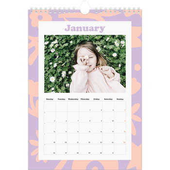 A4 Photo Calendar — Playing with pattern